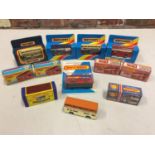 A COLLECTION OF BOXED AND UNBOXED MATCHBOX VEHICLES - ALL MODEL NUMBER 17 OF VARIOUS ERAS AND