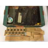 A QUANTITY OF OO GAUGE MODEL RAILWAY TRACK AND BUILDINGS