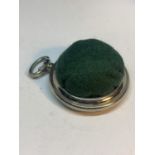 A POCKET WATCH STYLE PIN CUSHION