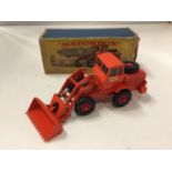 A BOXED MATCHBOX HATRA TRACTOR SHOVEL TRUCK K3