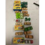 A COLLECTION OF BOXED AND UNBOXED MATCHBOX VEHICLES - ALL MODEL NUMBER 50 OF VARIOUS ERAS AND