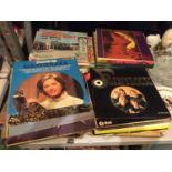 A LARGE AMOUNT OF LP RECORDS TO INCLUDE MARY O'HARA, ROGER WHITTAKER. DVORJAK, ETC