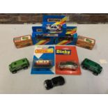 A COLLECTION OF BOXED AND UNBOXED MATCHBOX VEHICLES - ALL MODEL NUMBER 44 OF VARIOUS ERAS AND