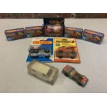 A COLLECTION OF BOXED AND UNBOXED MATCHBOX VEHICLES - ALL MODEL NUMBER 19 OF VARIOUS ERAS AND