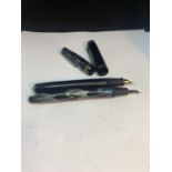 TWO VINTAGE FOUNTAIN PENS