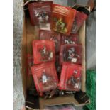 FOURTEEN BOXED HAND PAINTED DEL PRADO NAPOLEONIC WAR MOUNTED FIGURES TO INCLUDE MARSHALL BLUCHER