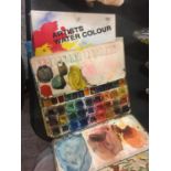 FOUR BOXES OF WATER COLOUR PAINTS