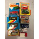 A COLLECTION OF BOXED AND UNBOXED MATCHBOX VEHICLES - ALL MODEL NUMBER 69 OF VARIOUS ERAS AND