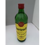 A 1 LITRE BOTTLE OF HARTEVELT JOMGE JENEVER 1734