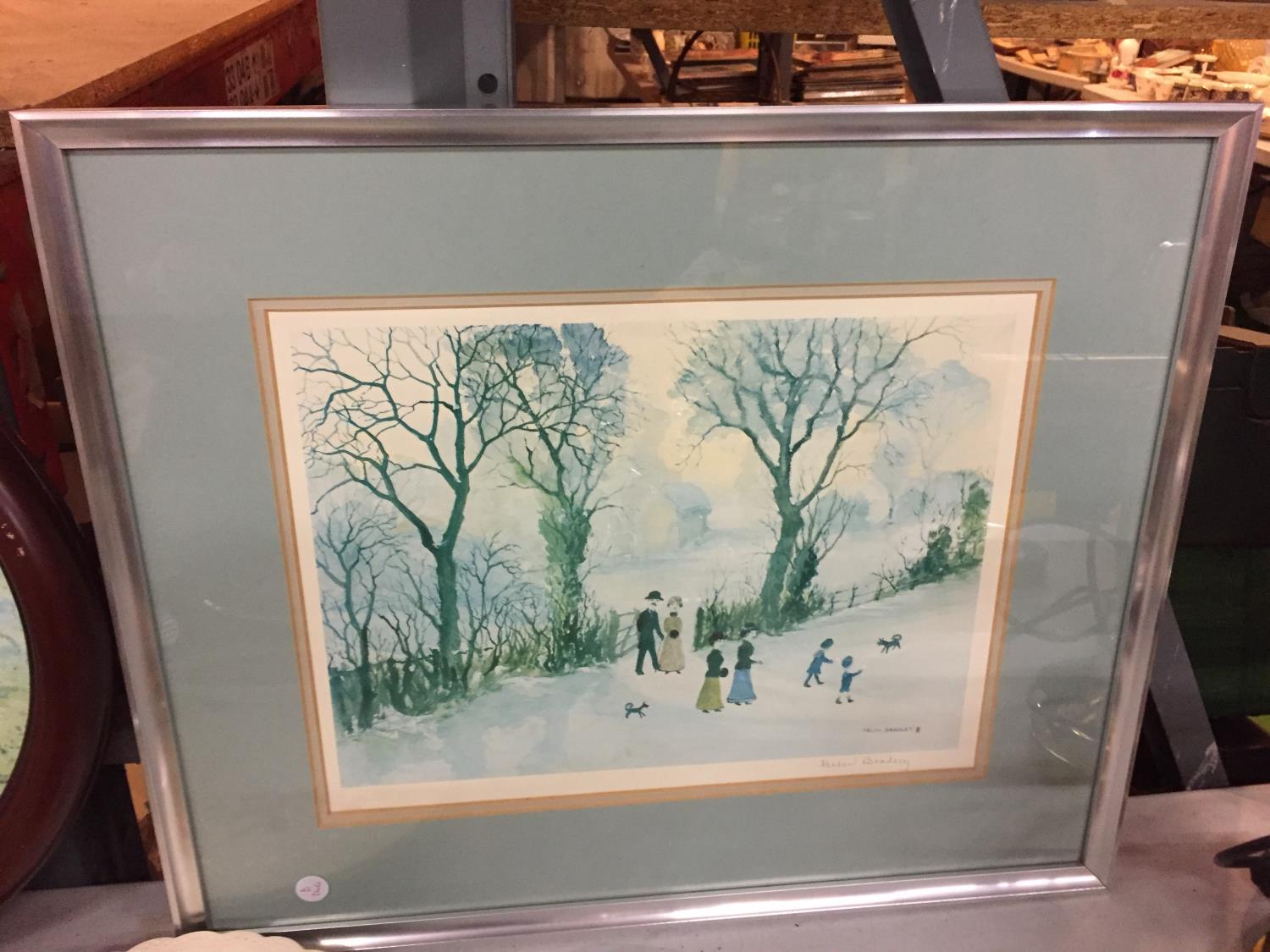 TWO FRAMED SIGNED HELEN BRADLEY PRINTS - Image 3 of 3