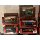 FIVE BOXED MATCHBOX MODELS OF YESTERYEAR VEHICLES