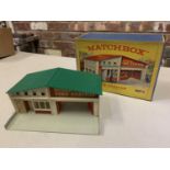 A BOXED MATCHBOX FIRE STATION MF1