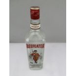 A 1 LITRE BEEFEATER LONDON DRY GIN 47% VOL