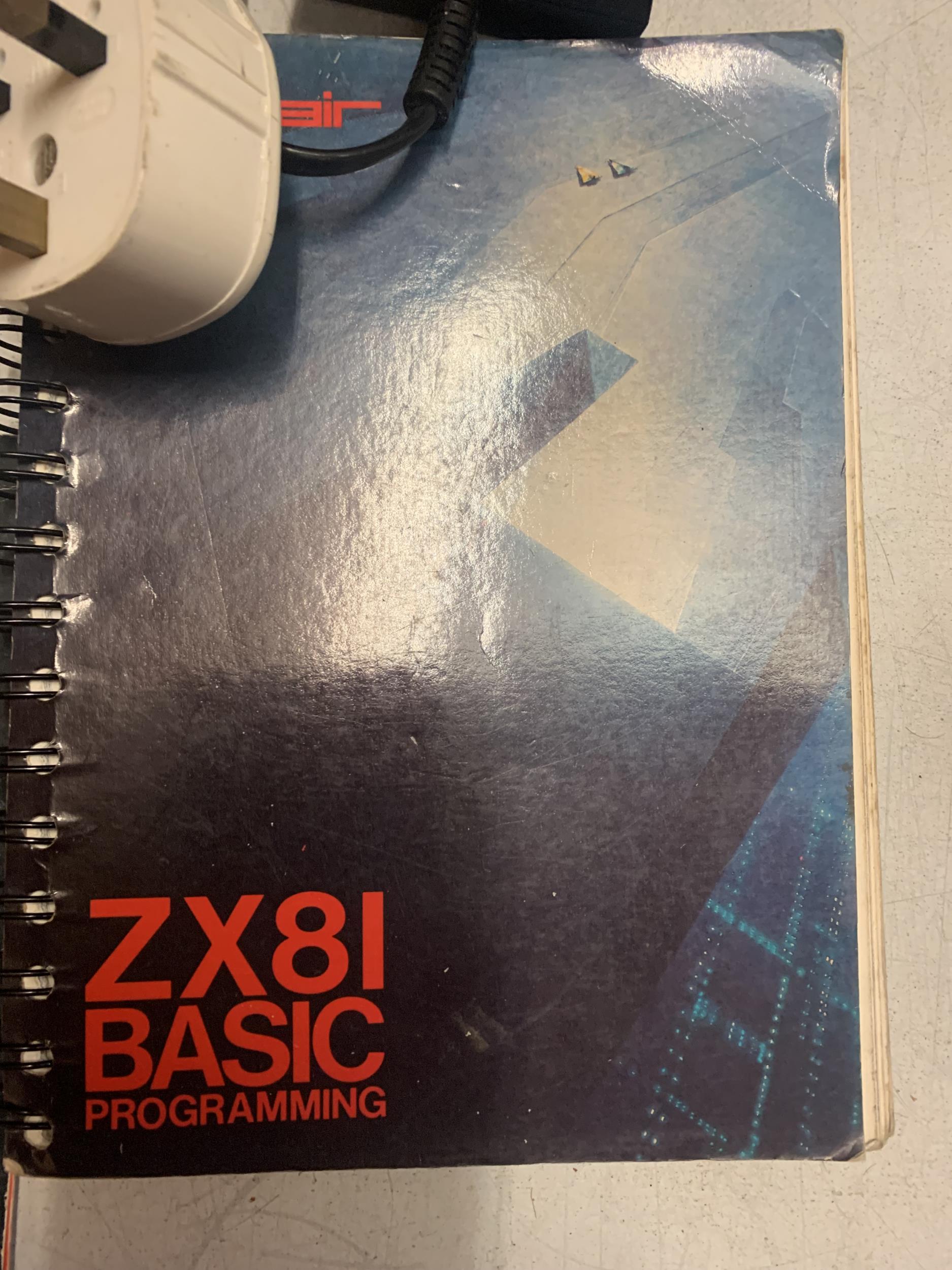 A SINCLAIR ZX81 WITH GUIDES AND POWER SUPPLY - Image 4 of 5