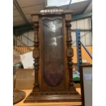 A MAHOGANY CLOCK CASE