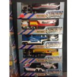 FIVE BOXED MATCHBOX CONVOY MODEL WAGONS