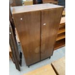 A G-PLAN E-GOMME TWO DOOR WARDROBE, 36" WIDE
