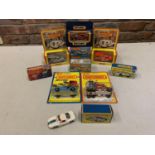 A COLLECTION OF BOXED AND UNBOXED MATCHBOX VEHICLES - ALL MODEL NUMBER 41 OF VARIOUS ERAS AND