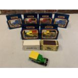 A COLLECTION OF BOXED AND UNBOXED MATCHBOX VEHICLES - ALL MODEL NUMBER 38 OF VARIOUS ERAS AND