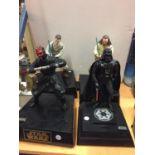 FOUR STAR WARS FIGURE MONEY BOXES