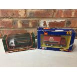 TWO BOXED CORGI FORD CARGO LORRIES TO INCLUDE EDDIE STOBART AND EVER READY 1:50 SCALE