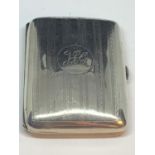 A HALLAMRKED BIRMINGHAM SILVER CIGARETTE CASE