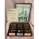A BOXED BRITIANS THE SHERWOOD FORESTERS REGIMENTAL BAND TWELVE PIECE MODEL SOLDIER SET - LIMITED