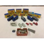 EIGHT BOXED AND ELEVEN UNBOXED MATCHBOX VEHICLES - ALL MODEL NUMBER 10 OF VARIOUS ERAS AND COLOURS -