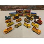 A COLLECTION OF BOXED AND UNBOXED MATCHBOX VEHICLES - ALL MODEL NUMBER 37 OF VARIOUS ERAS AND