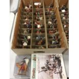 THIRTY DEL PRADO CAVALRY OF THE NAPOLEONIC WAR METAL FIGURES EACH WITH ITS OWN EXPLANATORY BOOKLET -