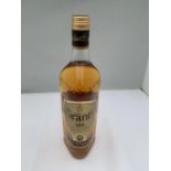 A 1 LITRE BOTTLE OF GRANTS FINEST SCOTCH WHISKY SUPERIOR STRENGTH 100% US PROOF