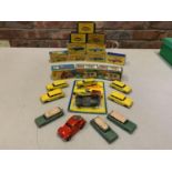 A COLLECTION OF BOXED AND UNBOXED MATCHBOX VEHICLES - ALL MODEL NUMBER 31 OF VARIOUS ERAS AND