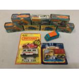 A COLLECTION OF BOXED AND UNBOXED MATCHBOX VEHICLES - ALL MODEL NUMBER 23 OF VARIOUS ERAS AND