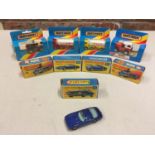 A COLLECTION OF BOXED AND UNBOXED MATCHBOX VEHICLES - ALL MODEL NUMBER 14 OF VARIOUS ERAS AND