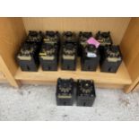 A COLLECTION OF TWELVE MUIRHEAD VARIABLE INDUCTORS