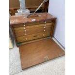 A VINTAGE UNION FIVE DRAWER ENGINEERS CHEST