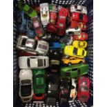 A LARGE QUANTITY OF DIECAST PORSCHE MODELS