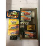 A COLLECTION OF BOXED AND UNBOXED MATCHBOX VEHICLES - ALL MODEL NUMBER 61 OF VARIOUS ERAS AND