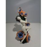 A CARLTON WARE FIGURINE THE CARLTON GIRL