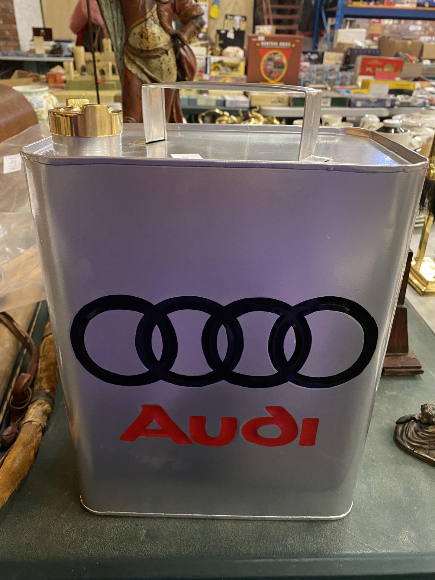 AN AUDI PETROL CAN