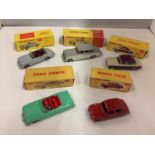 FIVE DINKY BOXED MODELS 198 ROLLS ROYCE PHANTOM V, 161 AUSTIN SOMERSET, 194 BENTLEY COUPE, 132