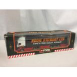 A BOXED CORGI EDDIE STOBART LTD RENULT CURTAINSIDE TRAILER 59538