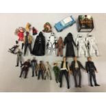 VARIOUS ACTION FIGURES TO INCLUDE HARRY POTTER, STAR WARS ETC