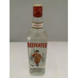 A 1 LITRE BEEFEATER LONDON DRY GIN 47% VOL