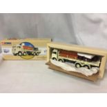 A NEW AND BOXED CORGI TRUCKS 97942 EFR FLATBED WITH CHAINS /BARRELS FLOWERS