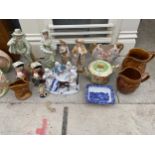 A LARGE ASSORTMENT OF CERAMIC WARE TO INCLUDE SYLVAC ETC