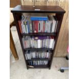 A CD STAND AND 100 PLUS VARIOUS CD'S