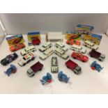 SEVEN BOXED AND FOURTEEN UNBOXED MATCHBOX VEHICLES - ALL MODEL NUMBER 3 OF VARIOUS ERAS AND