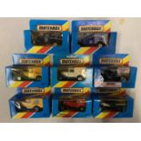 A COLLECTION OF BOXED AND UNBOXED MATCHBOX VEHICLES - ALL MODEL NUMBER 38 OF VARIOUS ERAS AND