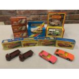 A COLLECTION OF BOXED AND UNBOXED MATCHBOX VEHICLES - ALL MODEL NUMBER 20 OF VARIOUS ERAS AND